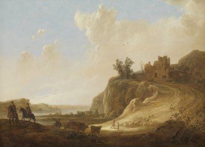 Paysage montagneux avec ruines de château - Aelbert Cuyp